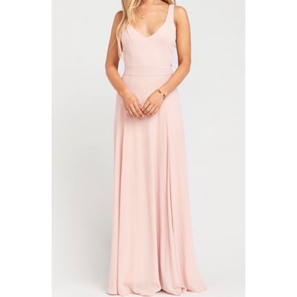 Show Me Your Mumu Blush Pink Maxi Dress XS - Picture 4 of 8